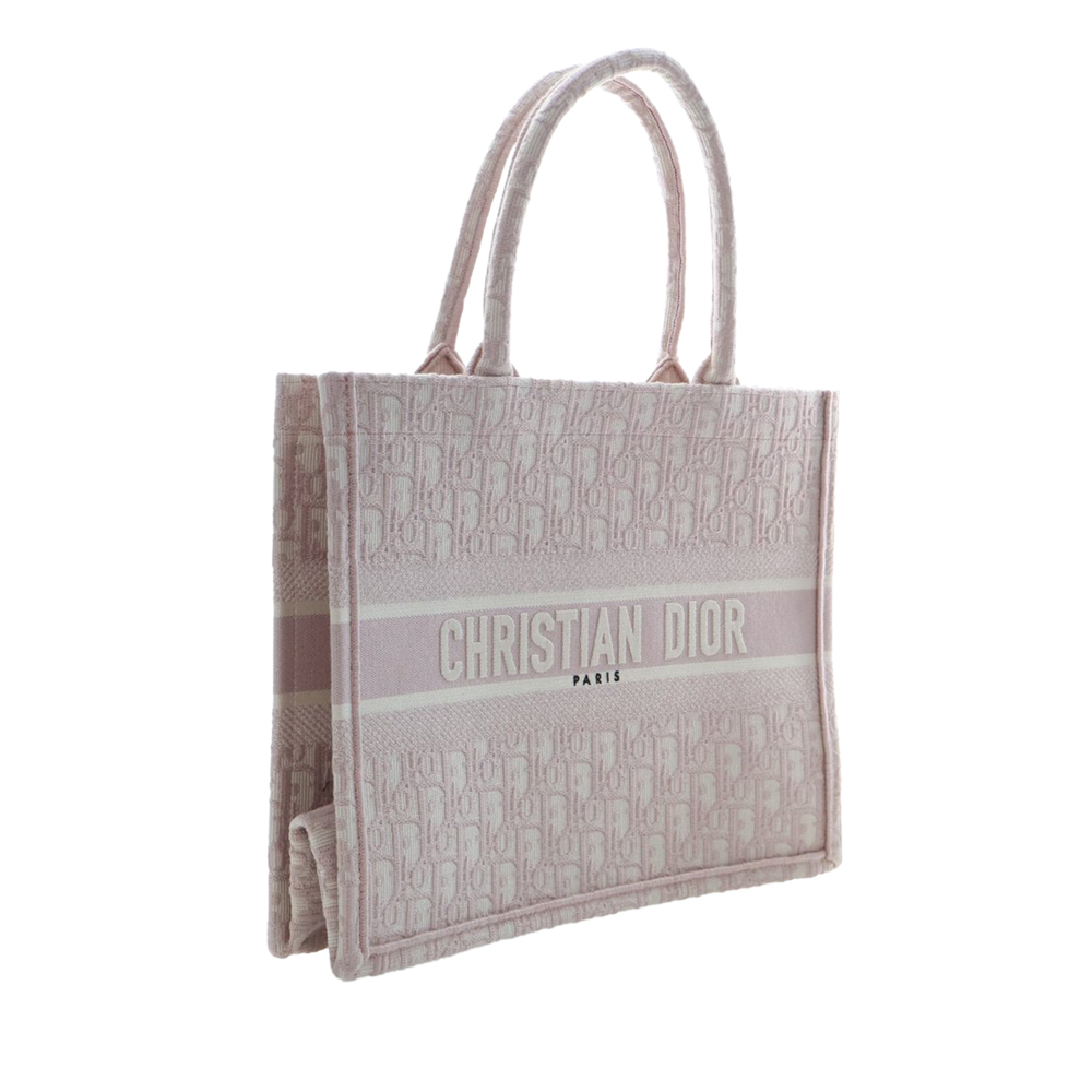 Pre-Loved Dior Medium Oblique Embroidered Canvas Book Tote - Picture 8 of 12